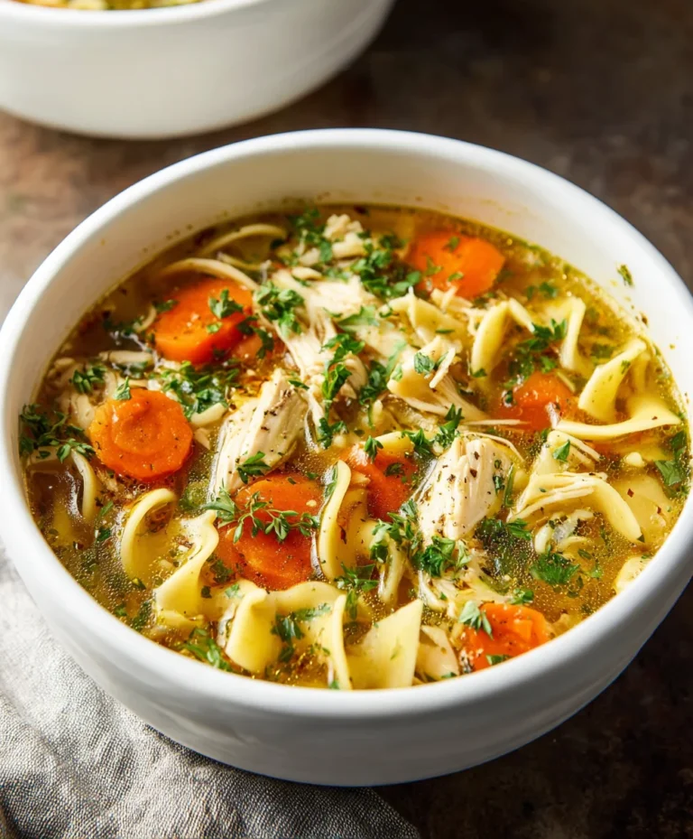 Best Chicken Noodle Soup-Hearty Egg Noodles Recipe