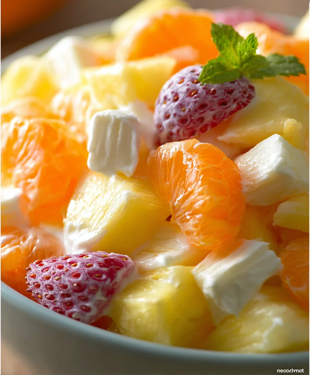 Hawaiian Fruit Salad- Tropical Taste Explosion