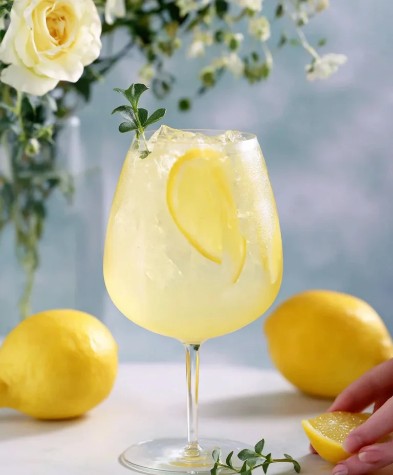 Non-Non-Non-Alcoholic Alternativeic Limoncello Spritz-Zesty & Refreshing Drink