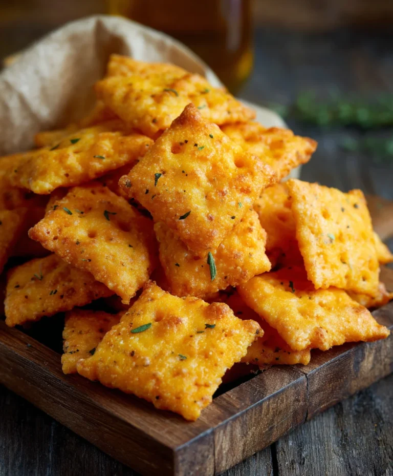 Easy Homemade Cheddar Cheese Crackers – Cheez Its