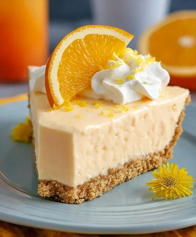 Orange Creamsicle Pie
