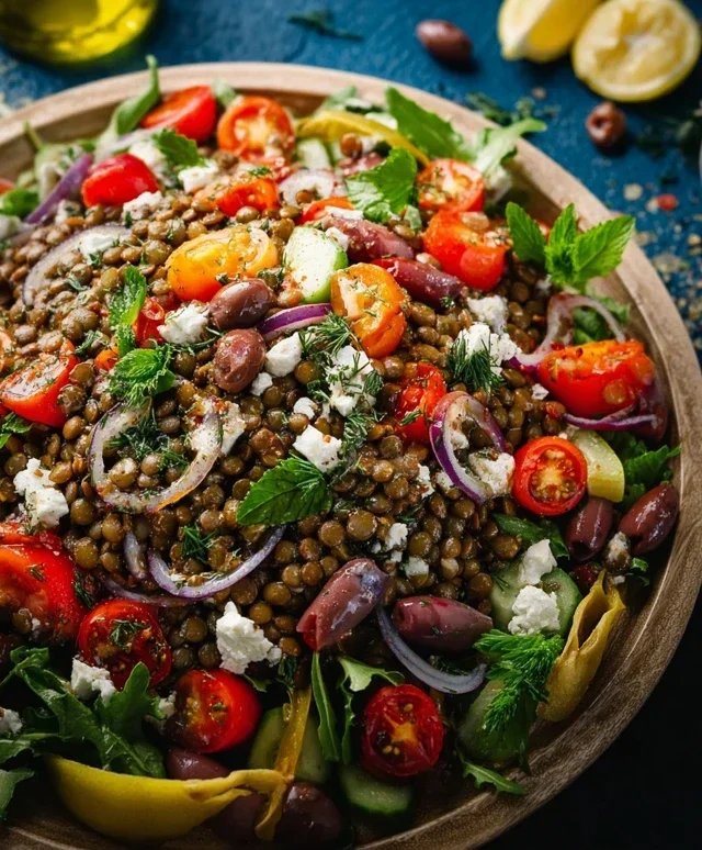 Mediterranean Lentil Salad
