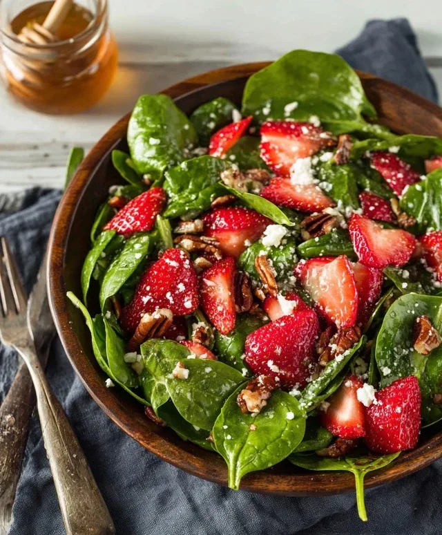 Spinach Strawberry Salad