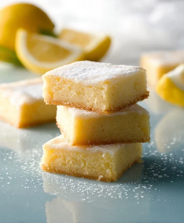 Easy Lemon Brownies Recipe