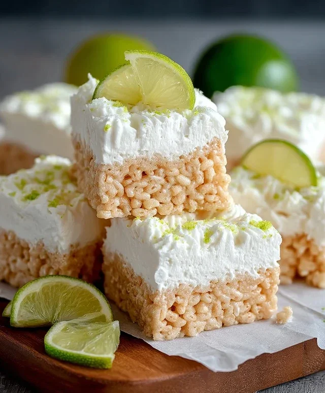 Key Lime Pie Rice Treats