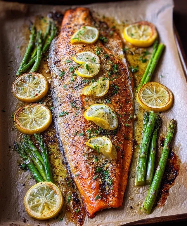 Baked Rainbow Trout with Lemon, Pepper, and Garlic