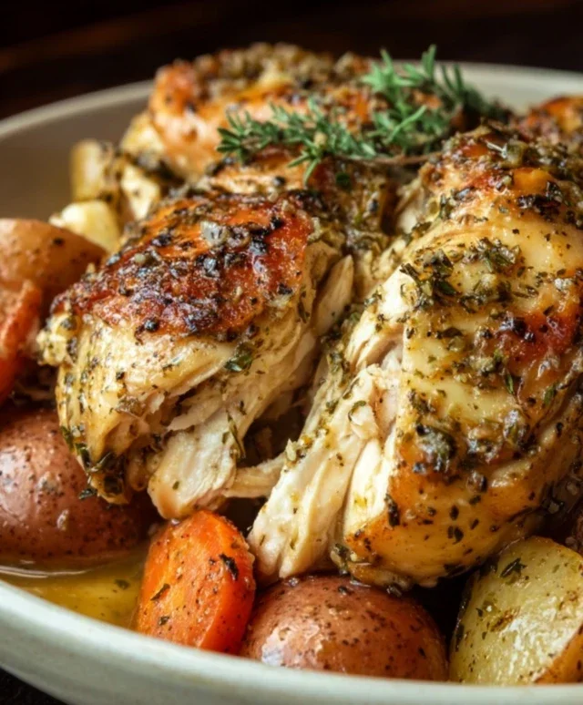 Garlic Butter Chicken Crockpot Recipe: 6-Hour Magic for Tender Bliss