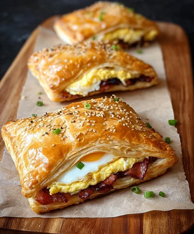 Breakfast Pockets Beef Beef Bacon Egg