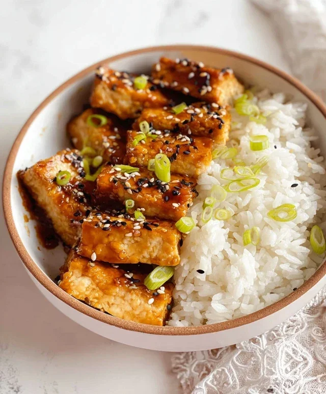 Honey Garlic Tofu