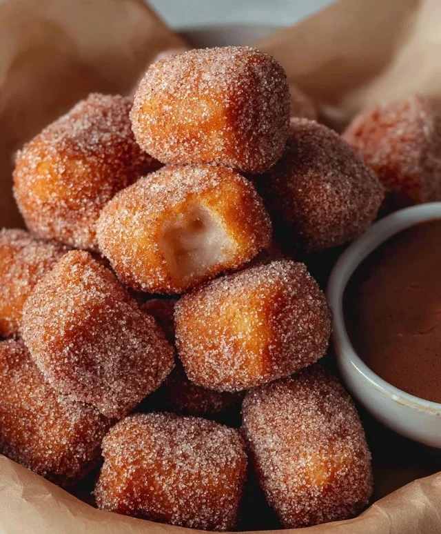 Sweet Air Fryer Churro Bites Recipe