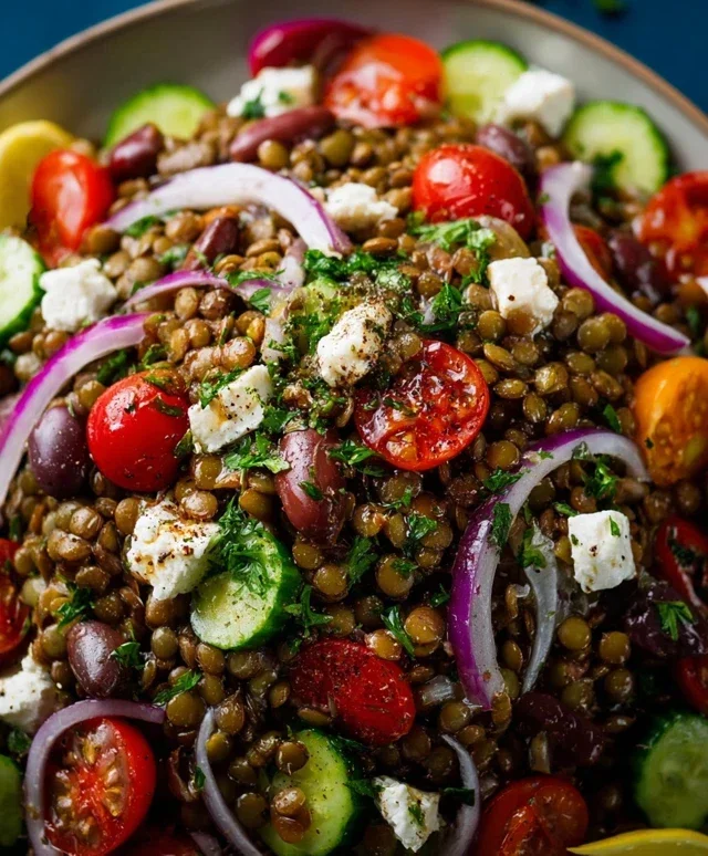 Mediterranean Lentil Salad