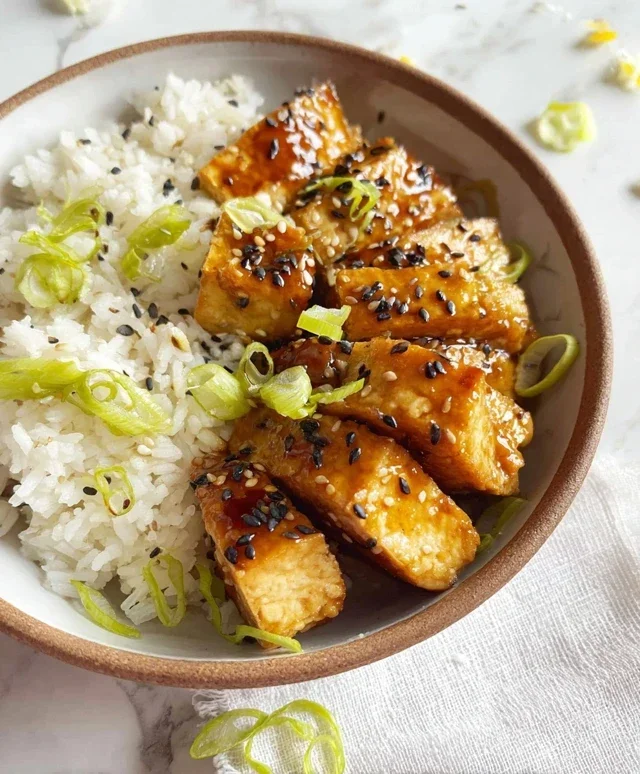 Honey Garlic Tofu