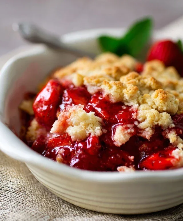 Strawberry Cobbler