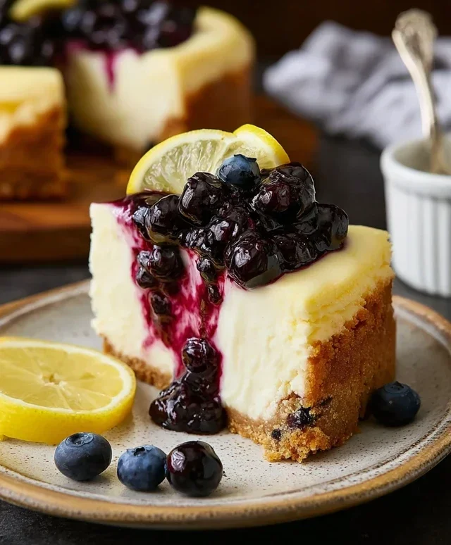 Lemon Blueberry Cheesecake