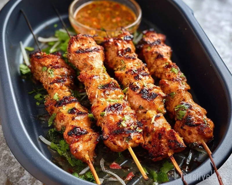 Bang Bang Chicken Skewers