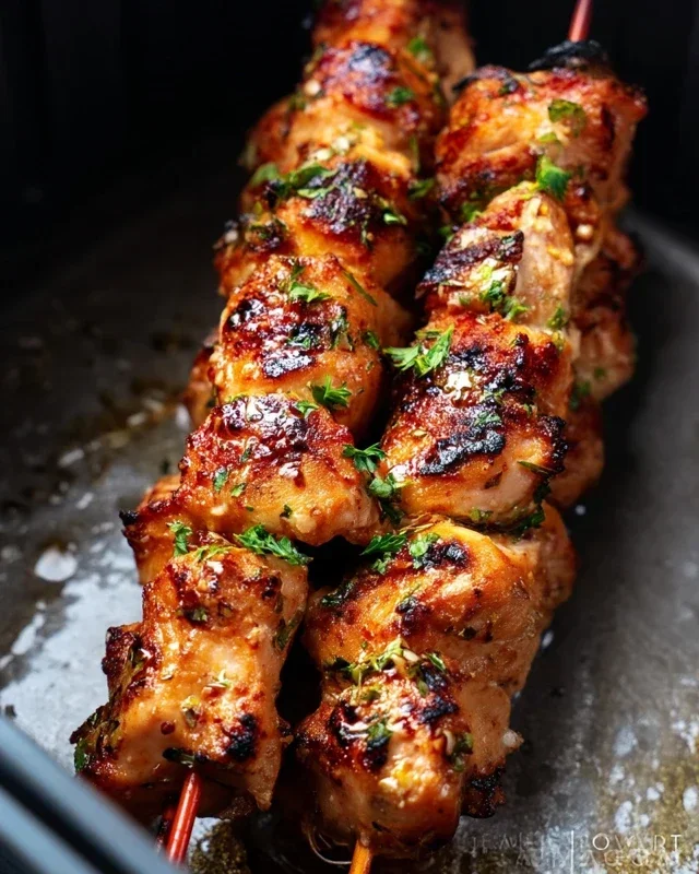 Bang Bang Chicken Skewers