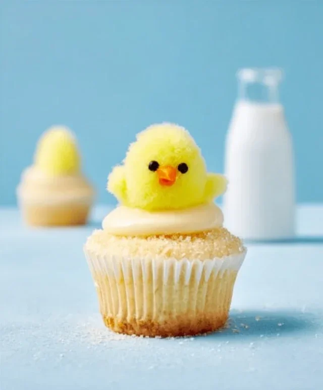 Easter Chick Cupcakes