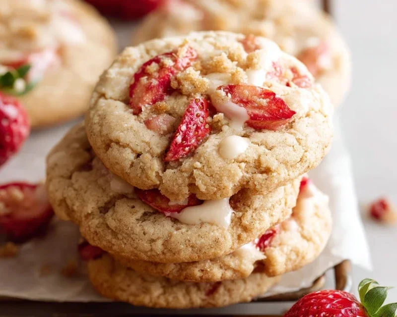 Strawberry Shortcake Cookies