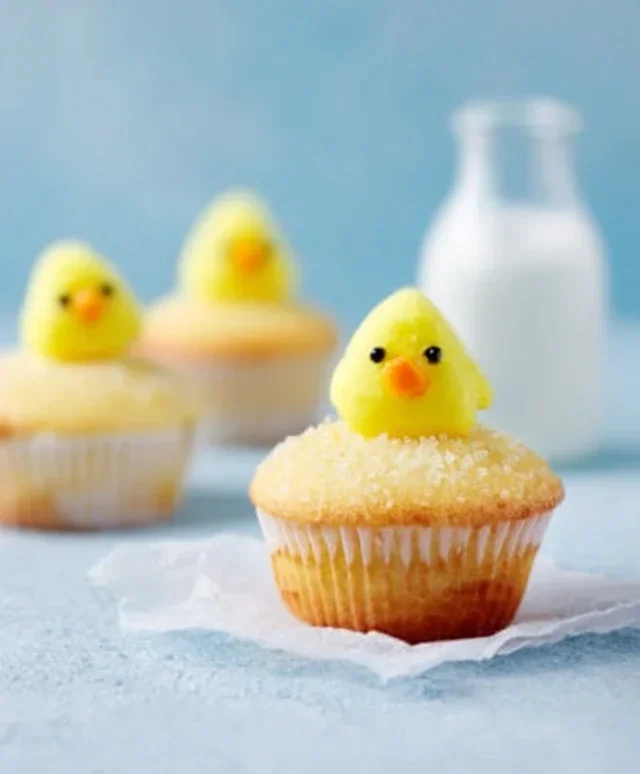 Easter Chick Cupcakes