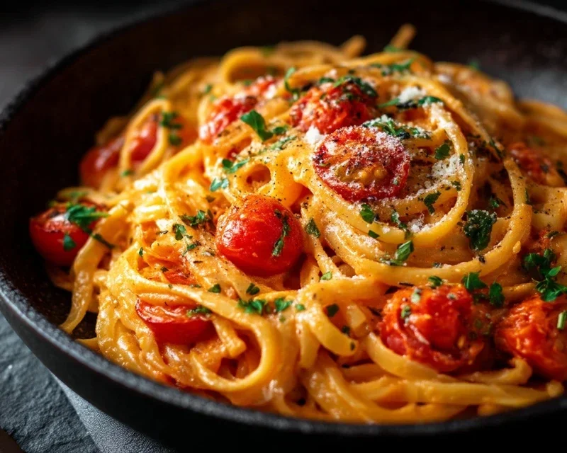 Easy One Pot Creamy Tomato Pasta