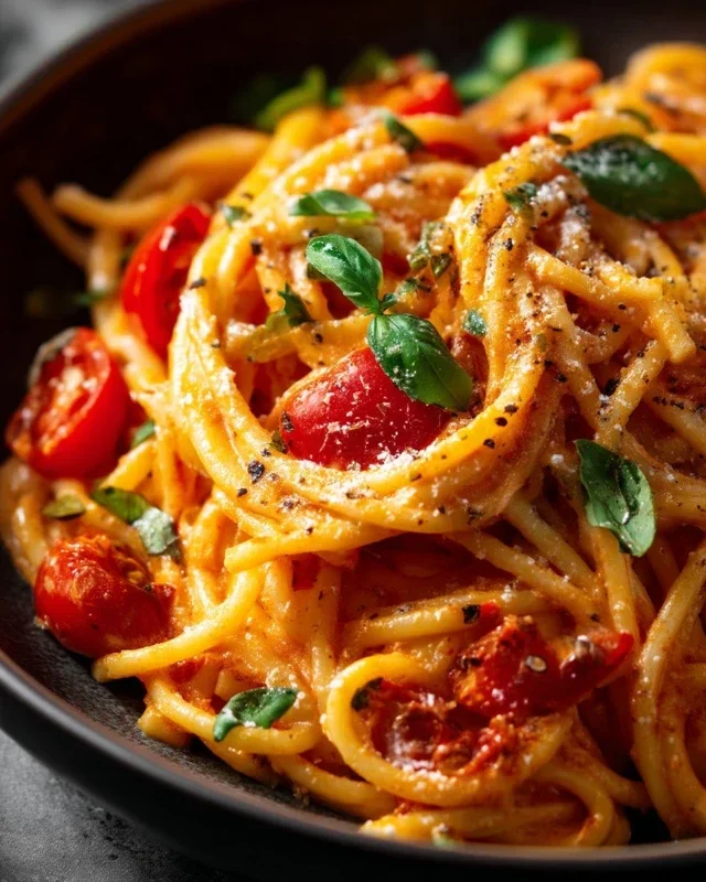 Easy One Pot Creamy Tomato Pasta