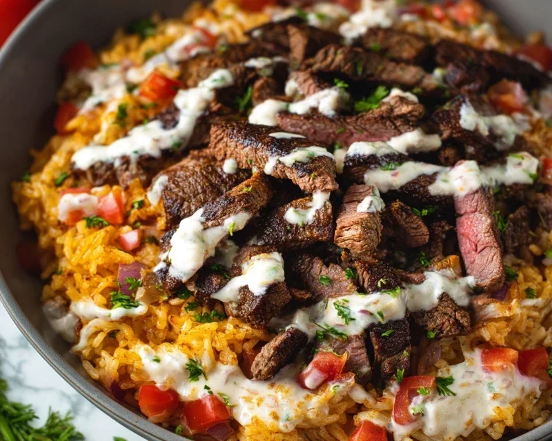 Steak Queso Rice A Flavorful Recipe