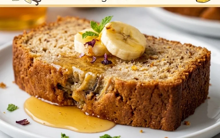 The BEST Honey Vanilla Banana Bread ~ Soft & Fluffy, Easy Recipe