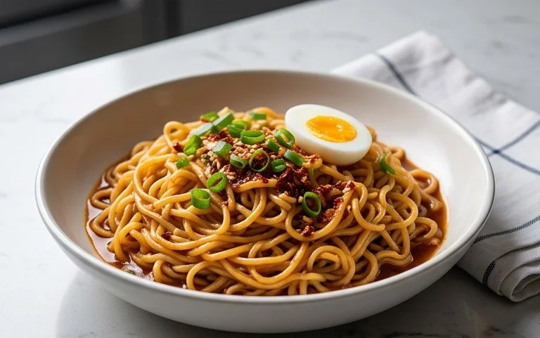 Easy Saucy Ramen Noodles