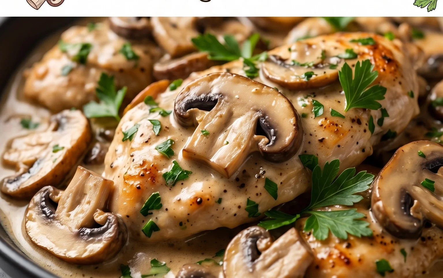 Creamy Mushroom Chicken Recipe