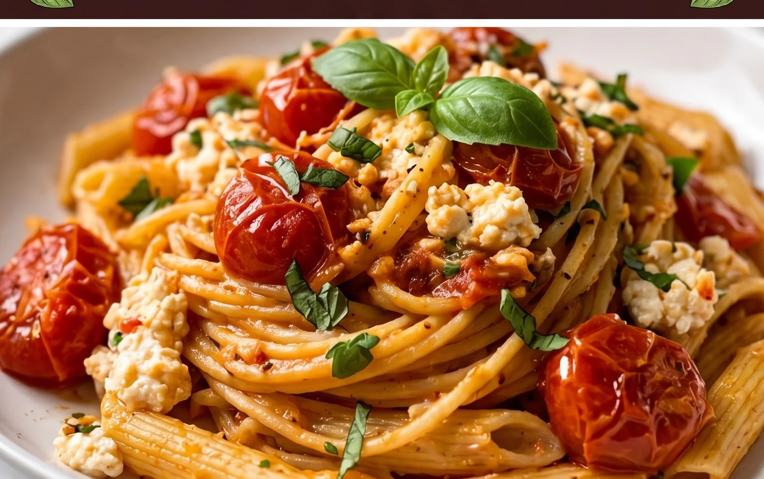 Roasted Tomato and Garlic Ricotta Pasta