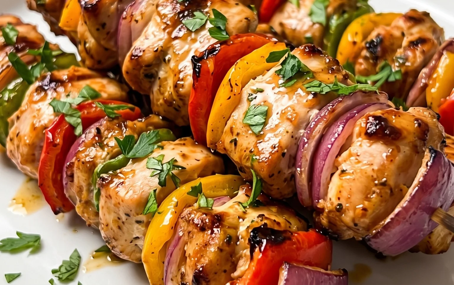 Air Fryer Chicken Skewers (VIDEO)