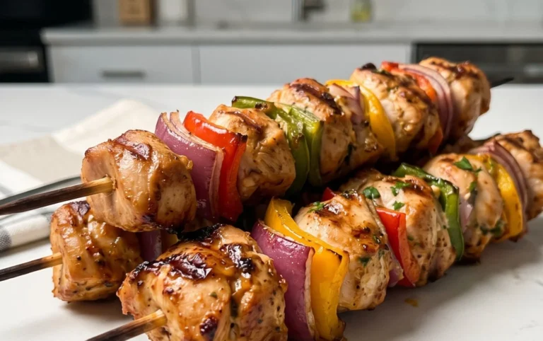 Air Fryer Chicken Skewers (VIDEO)