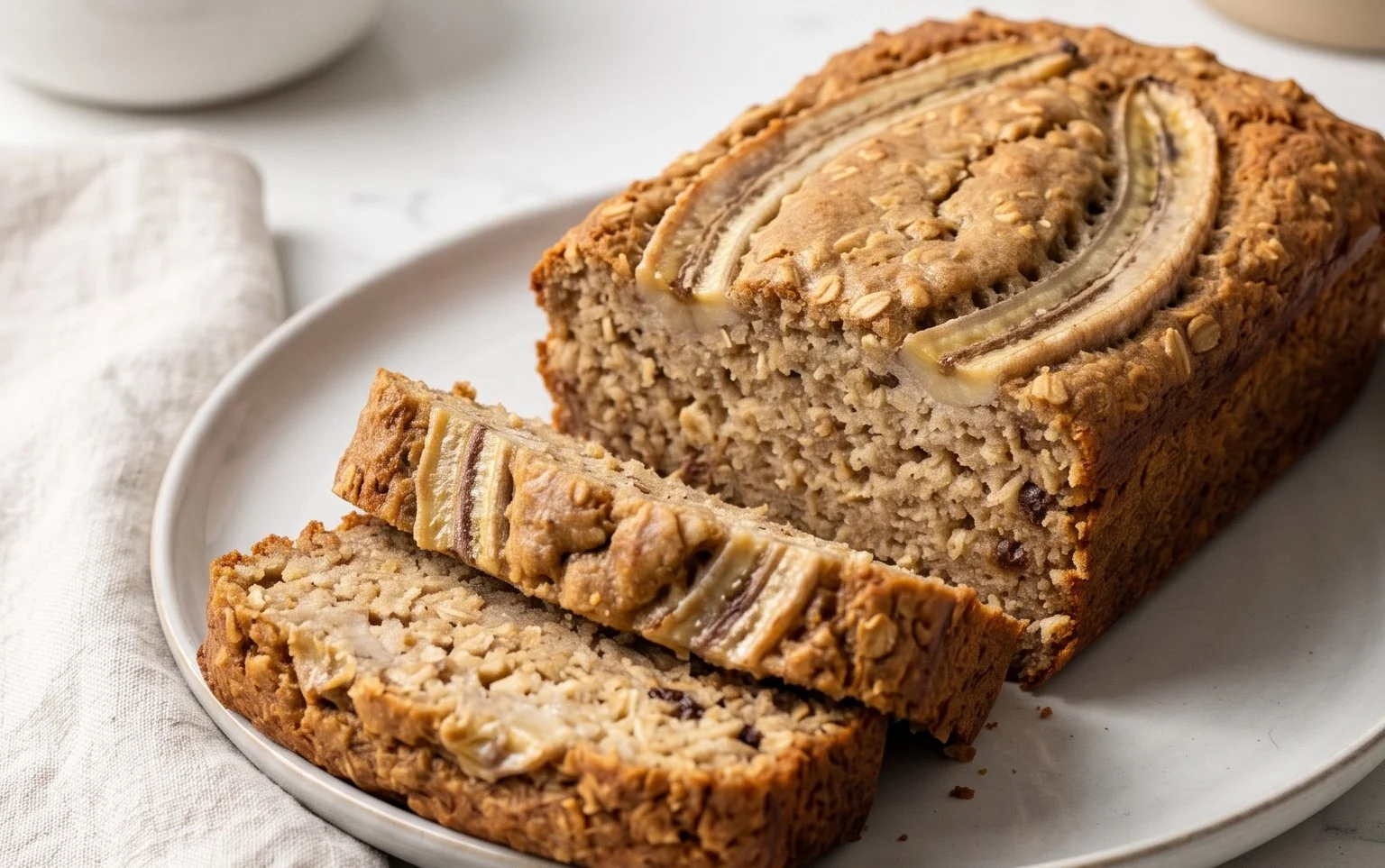 Healthy 5-Ingredient Flourless Banana Bread