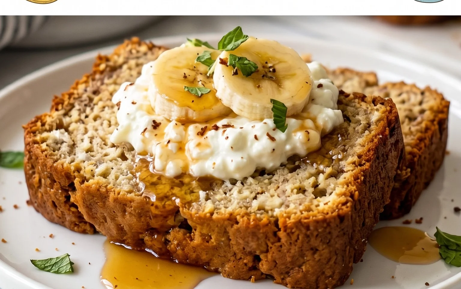 Cottage Cheese Banana Bread