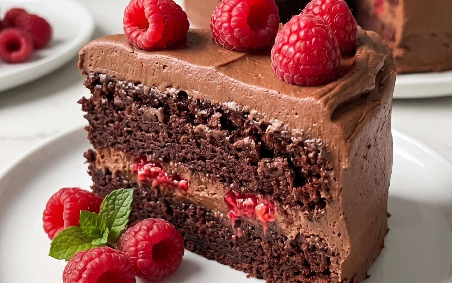 Chocolate Raspberry Cake