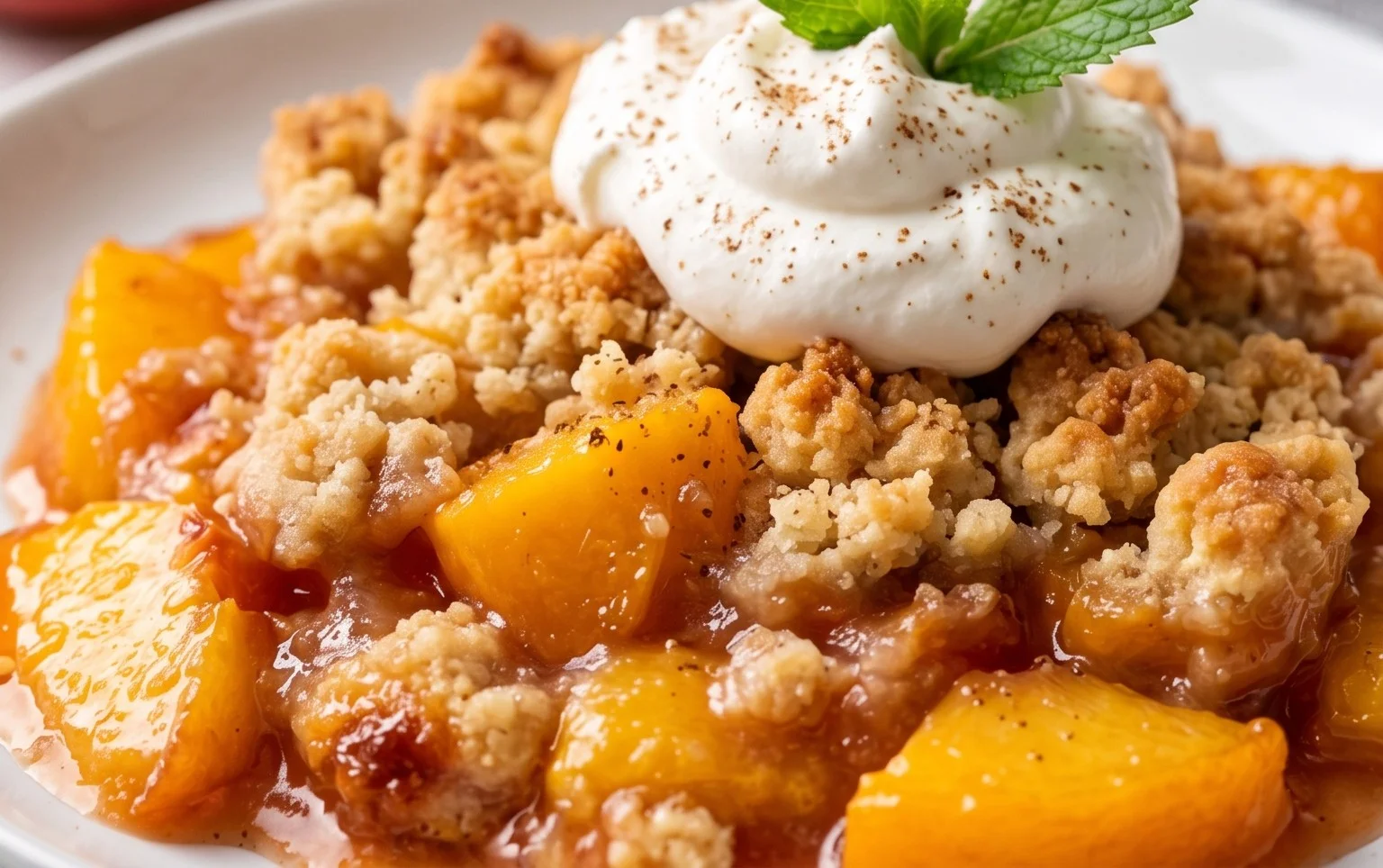 Fresh Peach Cobbler