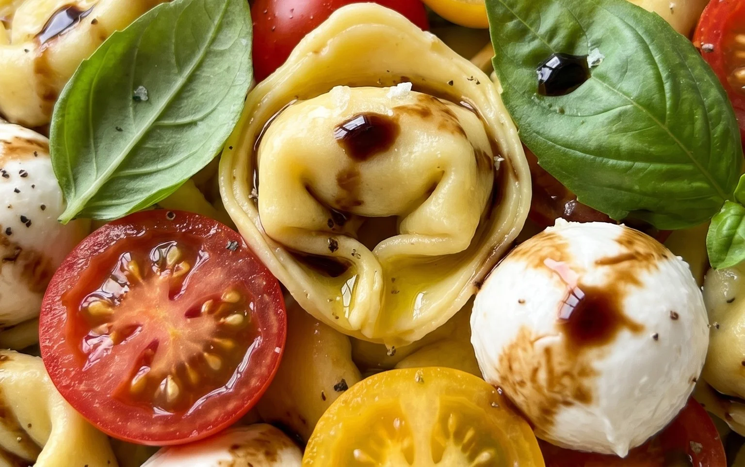 Tortellini Caprese Salad
