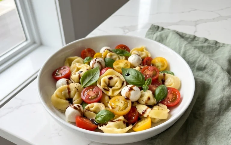 Tortellini Caprese Salad