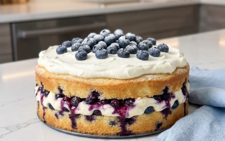 Nova Scotia Blueberry Cream Cake