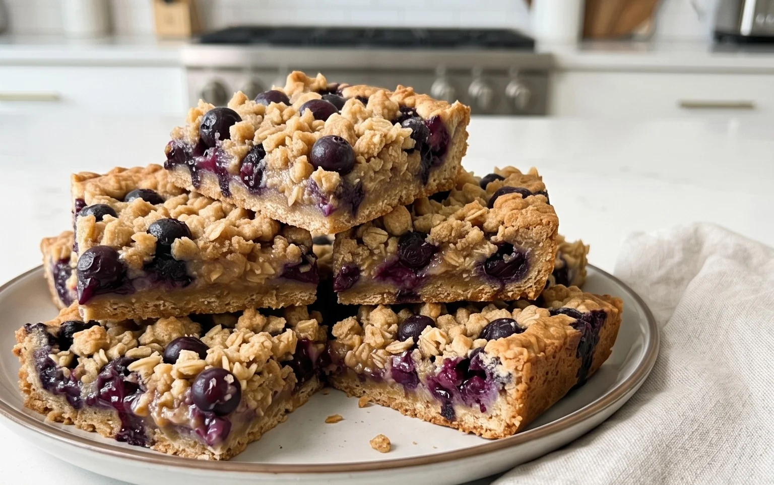 Blueberry Oatmeal Bars