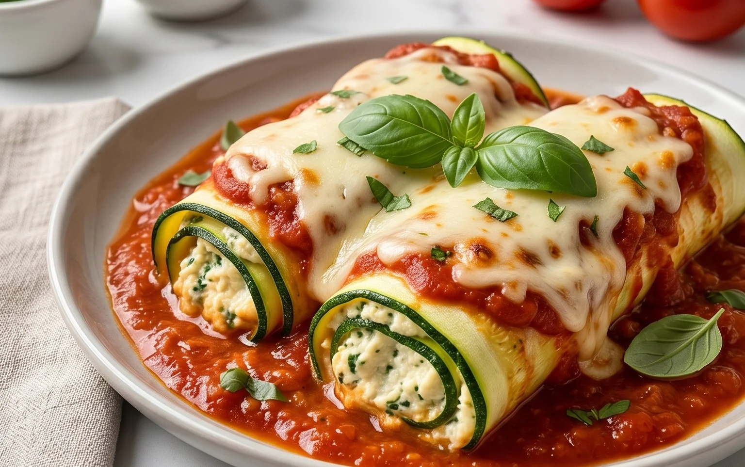 Vegan Zucchini Rollatini