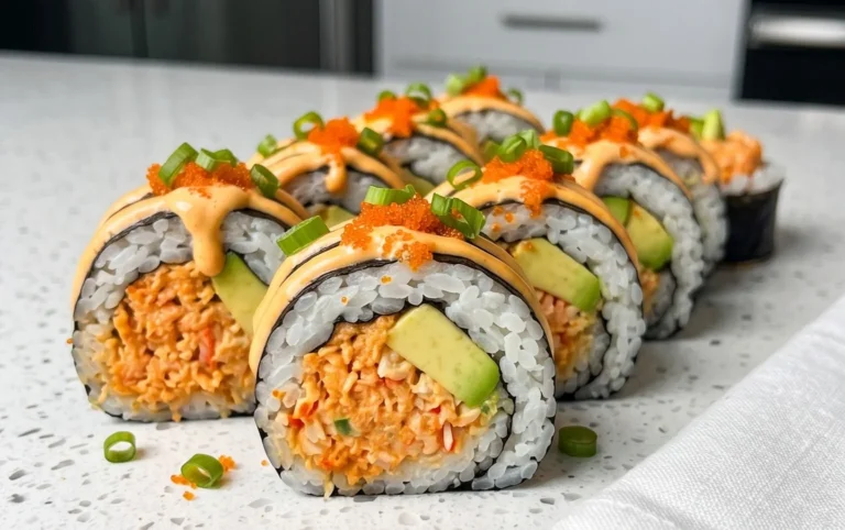 Kani Sushi (Spicy Crab Roll)