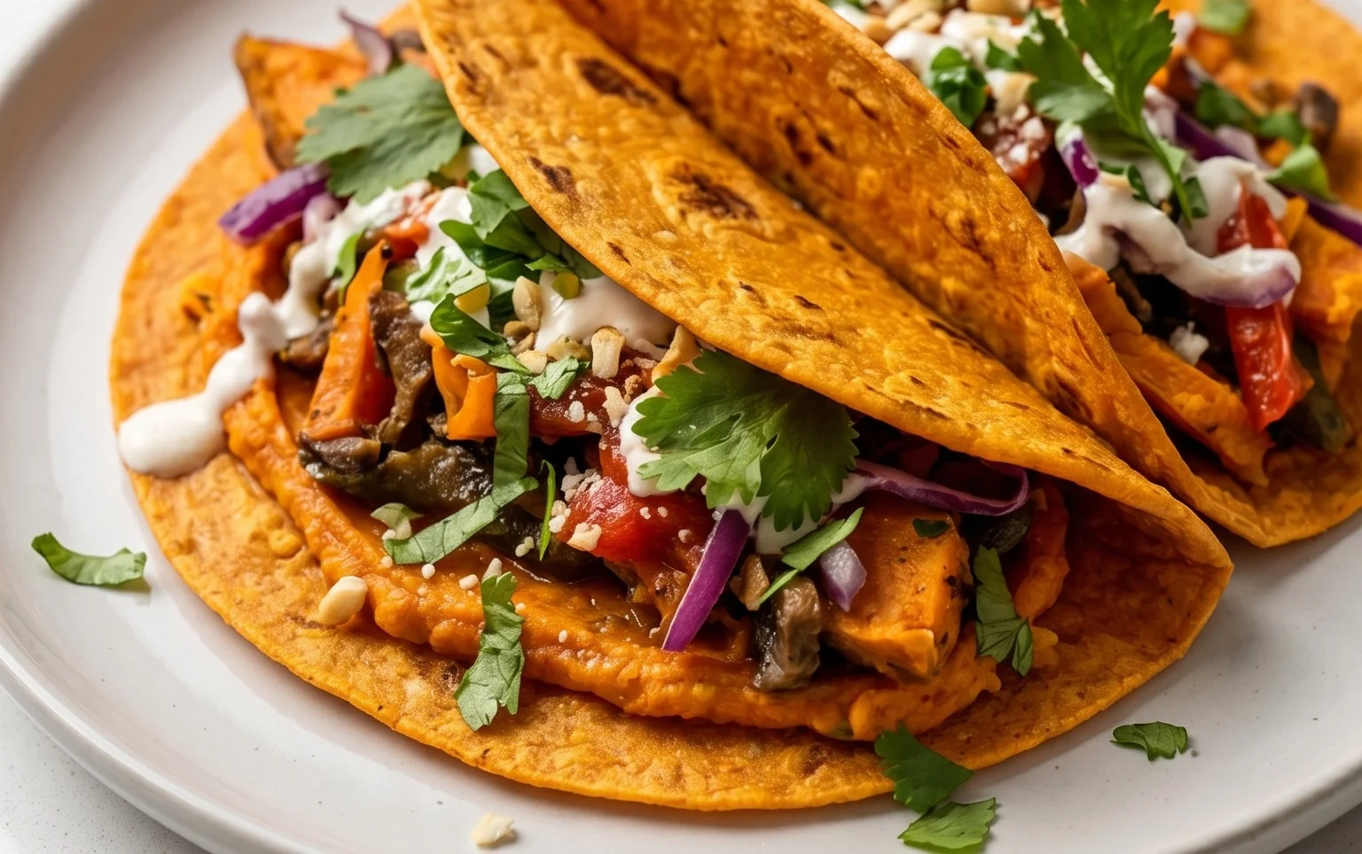 Sweet Potato Tortillas (Gluten-Free Vegan Wraps)