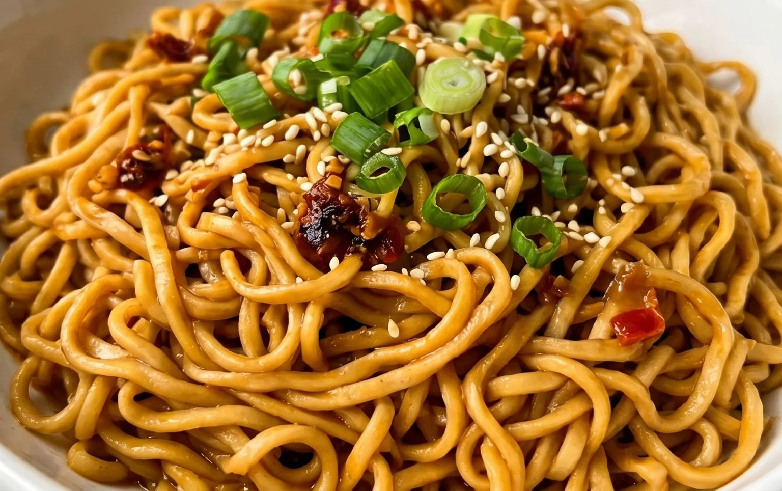 Easy Saucy Ramen Noodles
