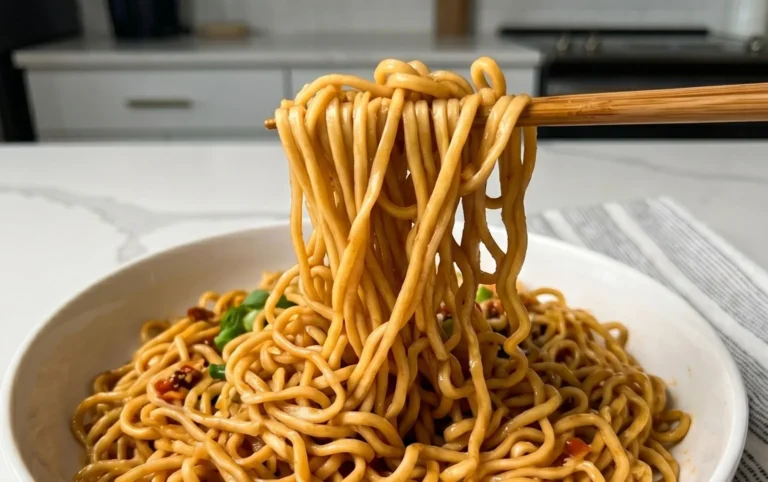 Easy Saucy Ramen Noodles