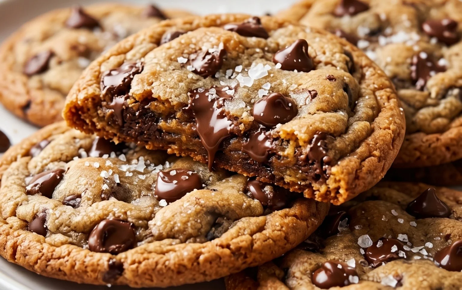 Crispy and Chewy Chocolate Chip Cookies