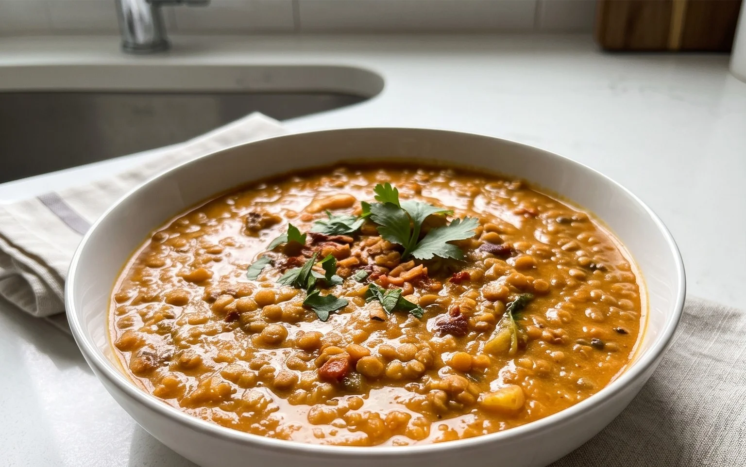 Spicy Red Lentil Curry