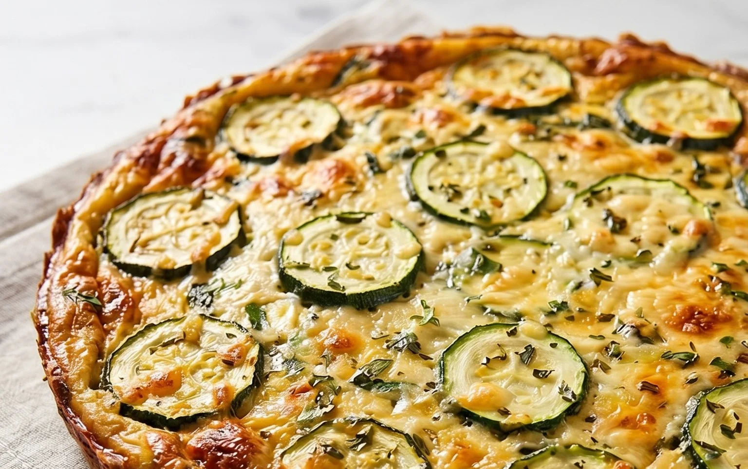 Crustless Zucchini Quiche Recipe