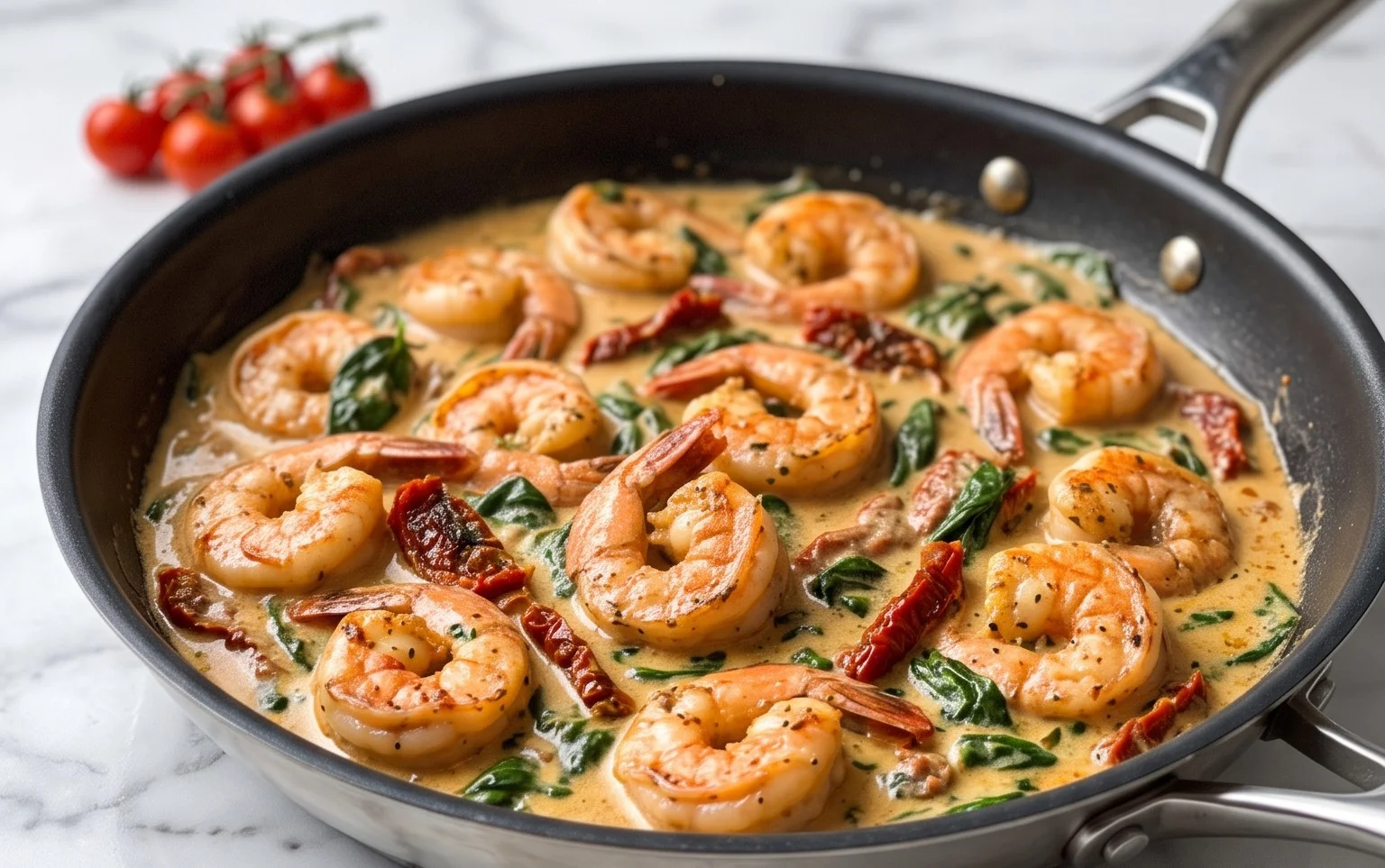 Tuscan Shrimp (One-Pan, 30-Minute Dinner)