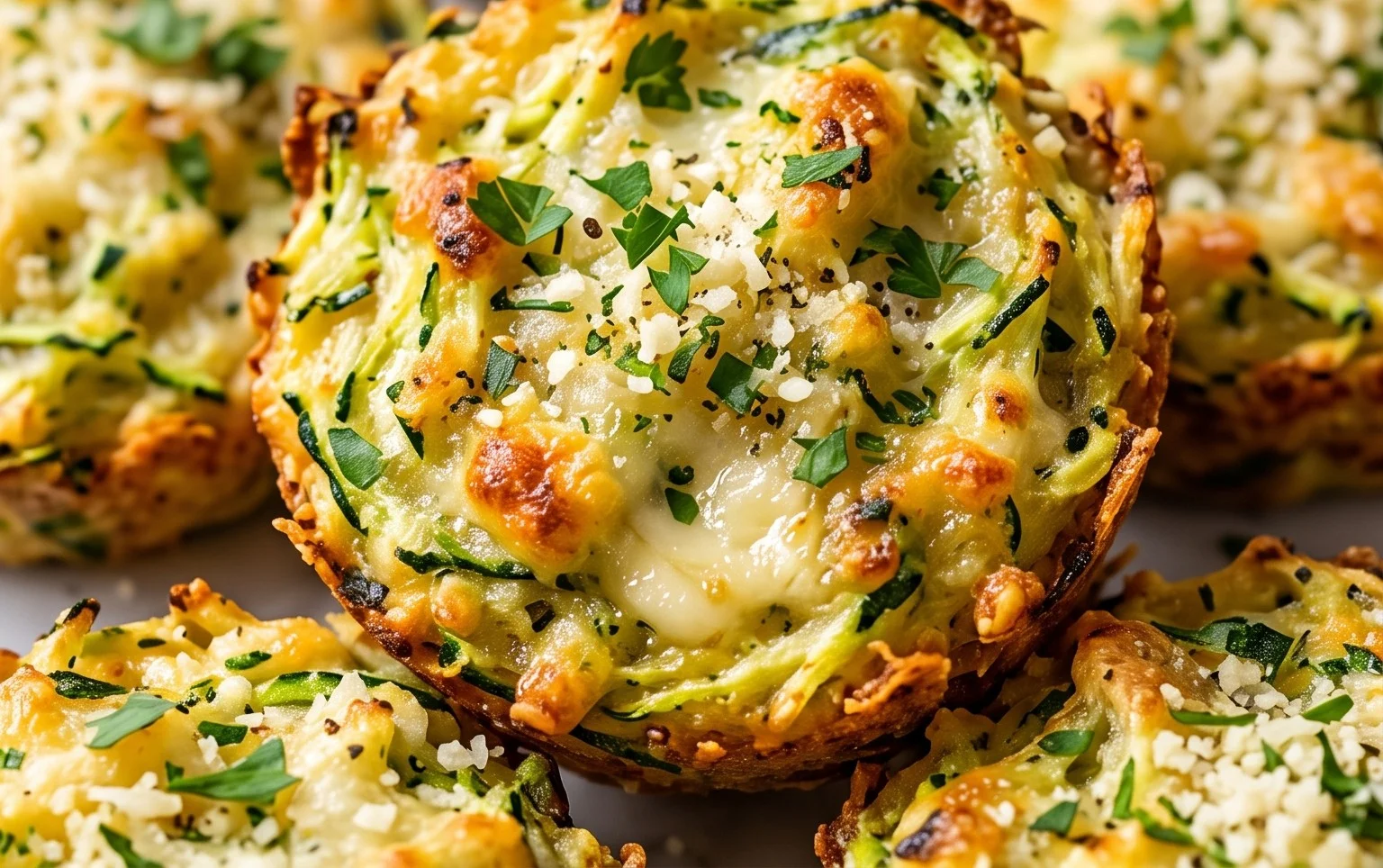 Zucchini Garlic Bites
